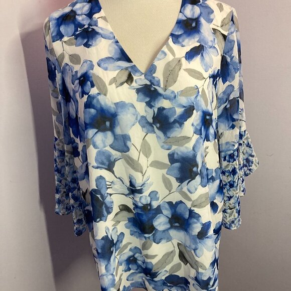 Calvin Klein Blouse, EUC, Size M - Picture 1 of 12